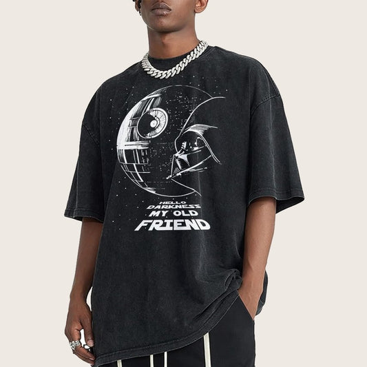 Hello Darkness My Old Friend Vintage Distressed T-shirt