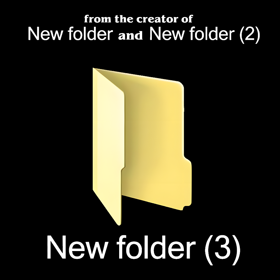 Humorous Internet meme New Folder (3) Geek T-Shirt