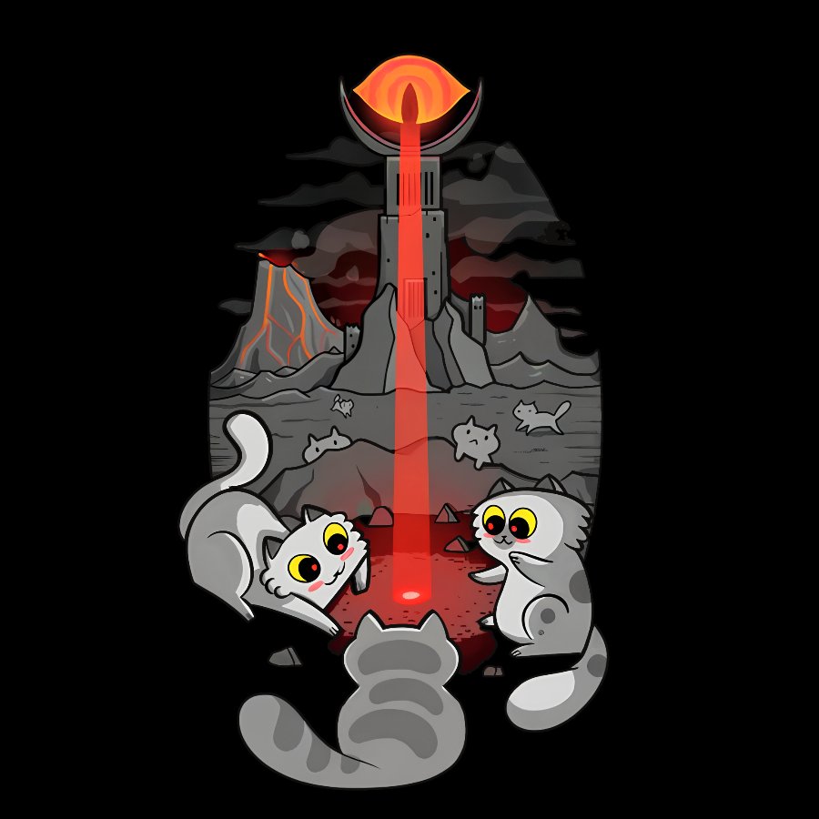 The Eye Of Meowdor Geek T-Shirt