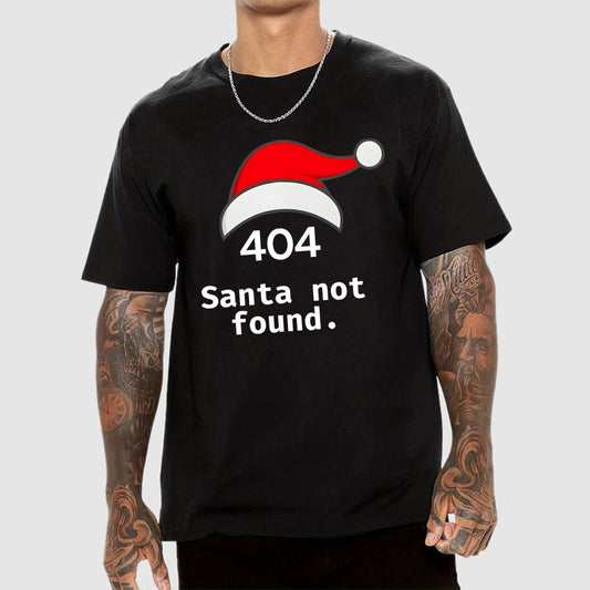 404 Santa Not Found computers joke Geek T-Shirt