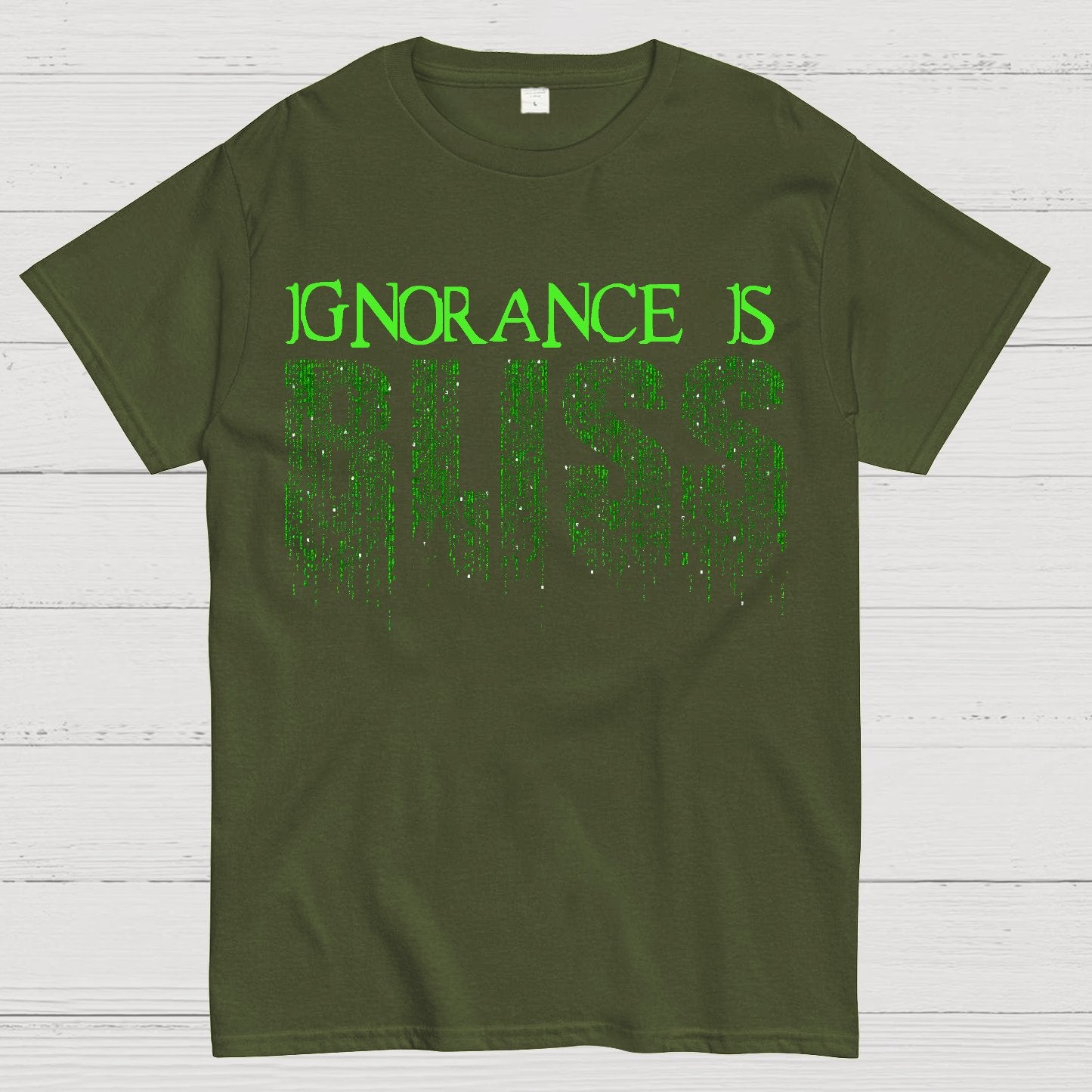 Ignorance Is Bliss Geek T-Shirt