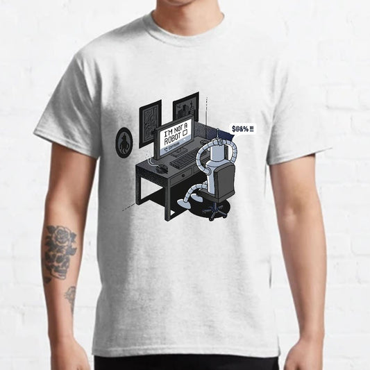 Robot Problems Nerdy T-Shirt