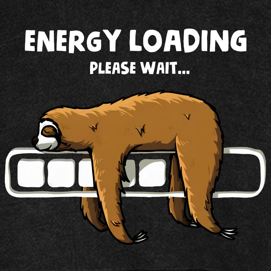 Energy Loading Vintage Distressed Hoodie