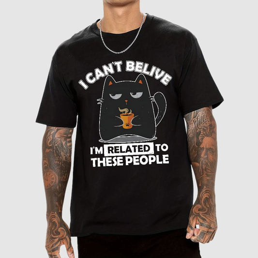 Can't Believe We're Related Geek T-Shirt