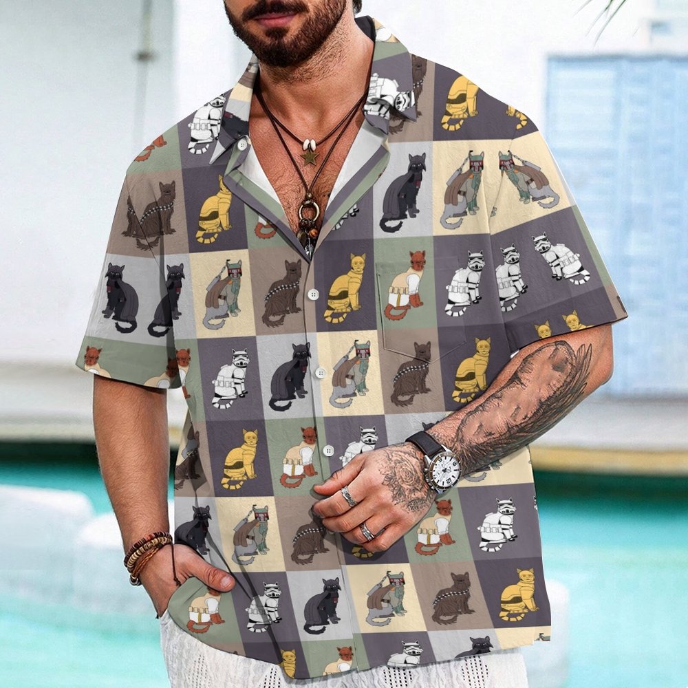 Cats Geek Hawaiian Shirt