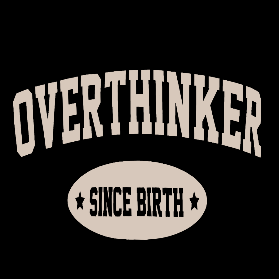 Overthinking Geek Cotton Hoodie