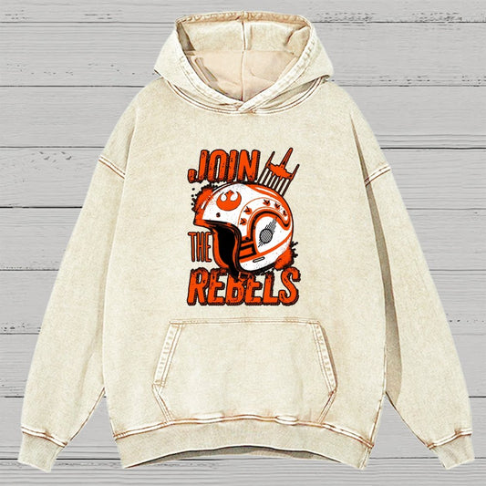 You Must Join Vintage Distressed Hoodie