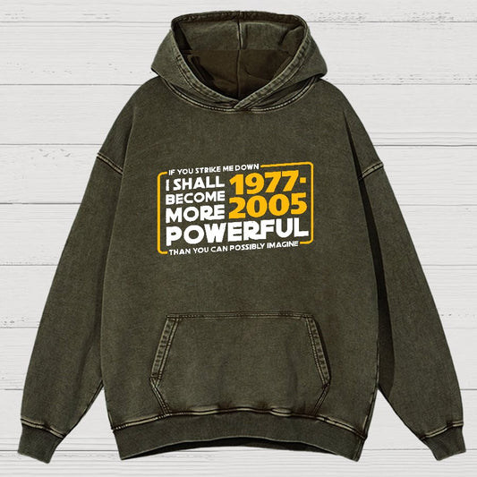I Shall Become More Powerful Vintage Distressed Hoodie