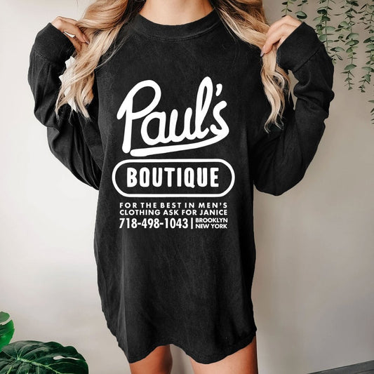 Paul's Boutique Washed Long Sleeve Tee