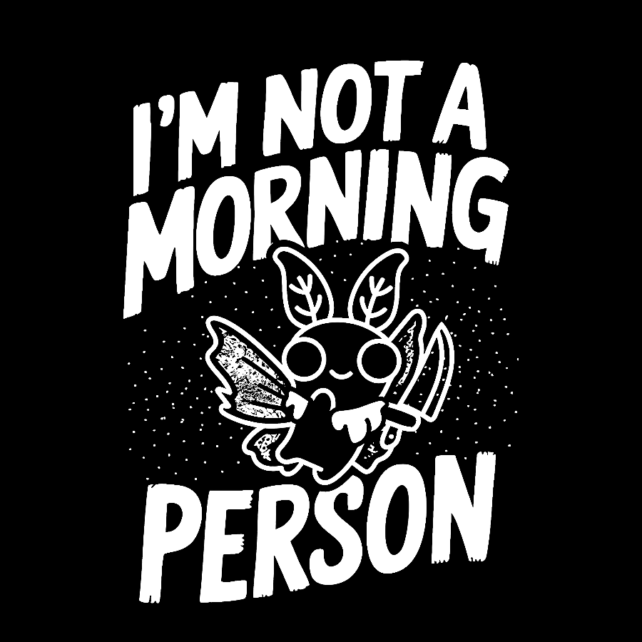 Not A Morning Bug Geek T-Shirt