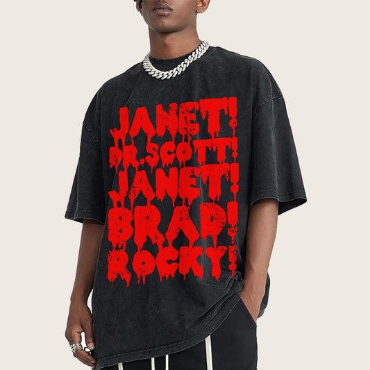Jana! Dr. Smith! Jana! Ben! Vintage Distressed T-shirt