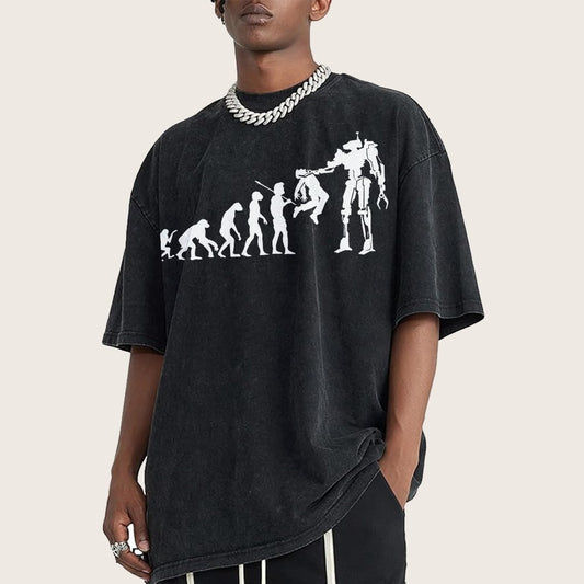 Evolution To Termination Vintage Distressed T-shirt