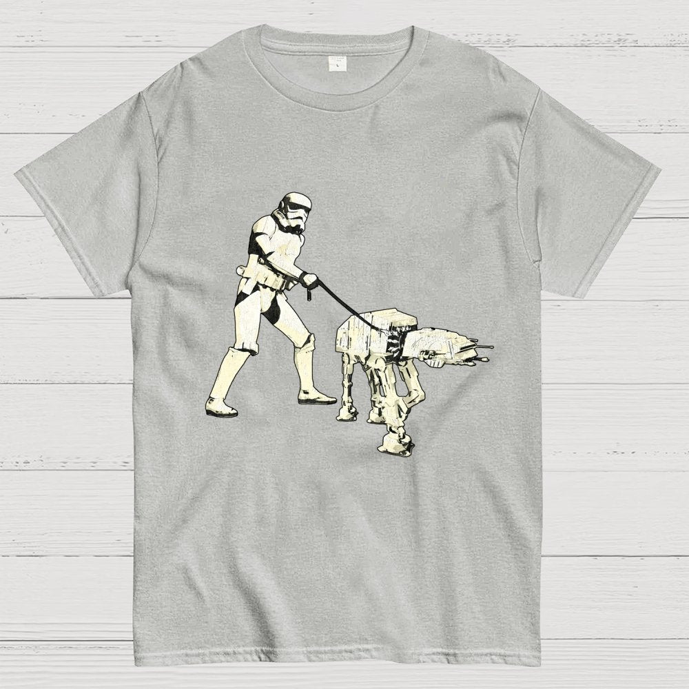 Empire Robot Dog-Planet Battles Geek T-Shirt