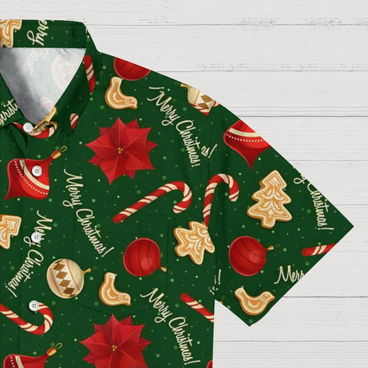 Merry Christmas Print Geeky Shirt