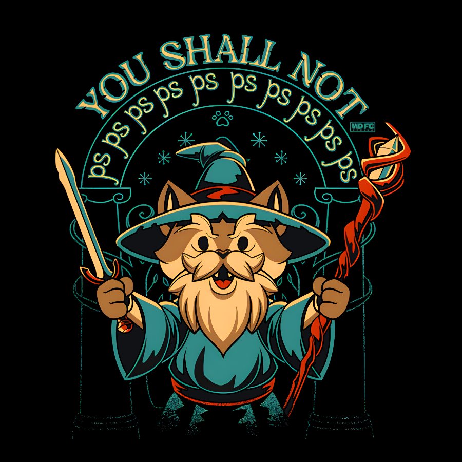 You Shall Not PSPSPS Geek T-Shirt