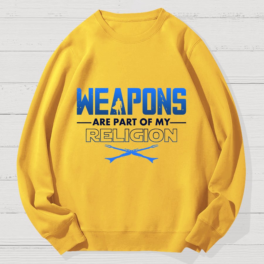 Weapons Geek Cotton Sweatshirt