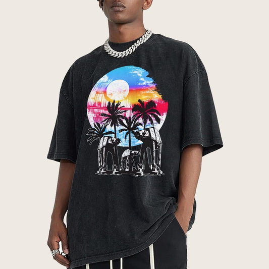 Summer Assault Vintage Distressed T-shirt