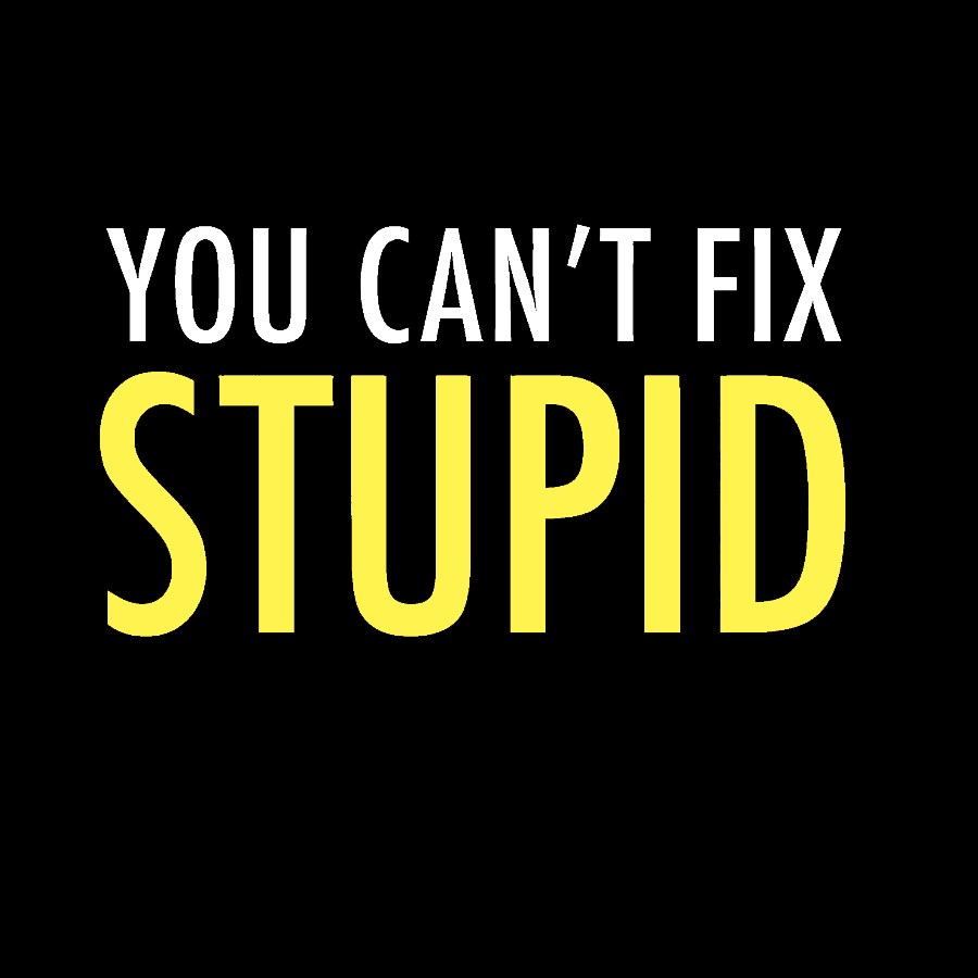You Can’T Fix Stupid Geek T-Shirt