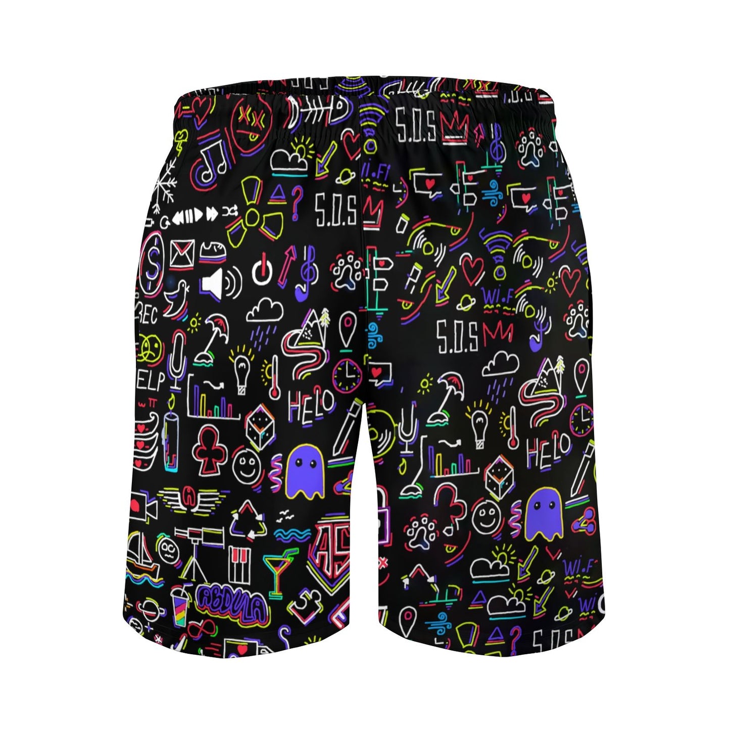 Science Game Doodle Geek Shorts