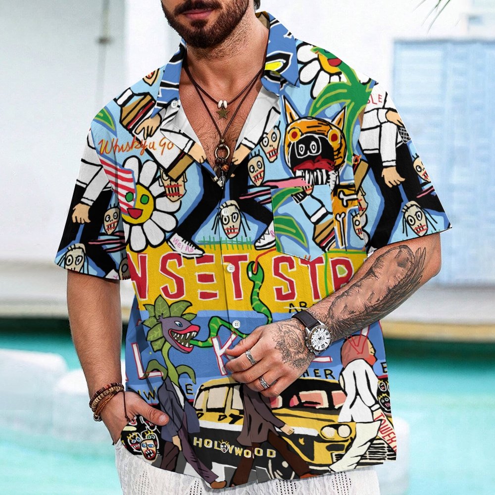 Vintage Graffiti Geeky Shirt
