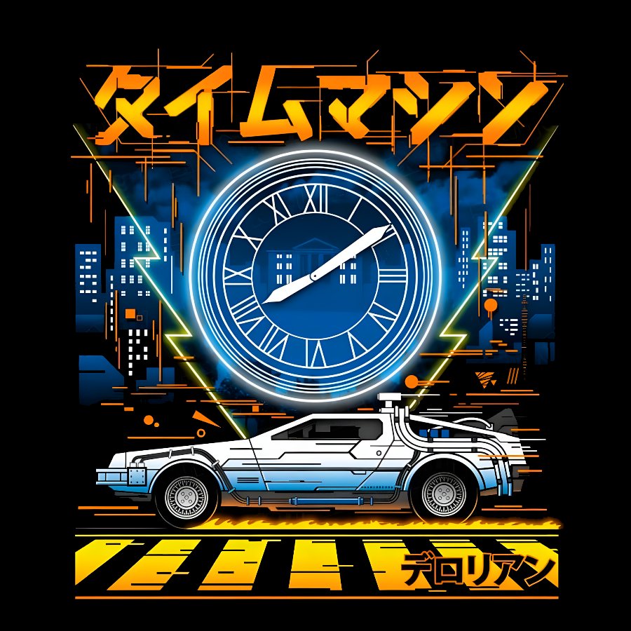Time Machine Geek T-Shirt