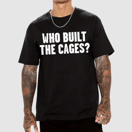 Who Built The Cage? Geek T-Shirt
