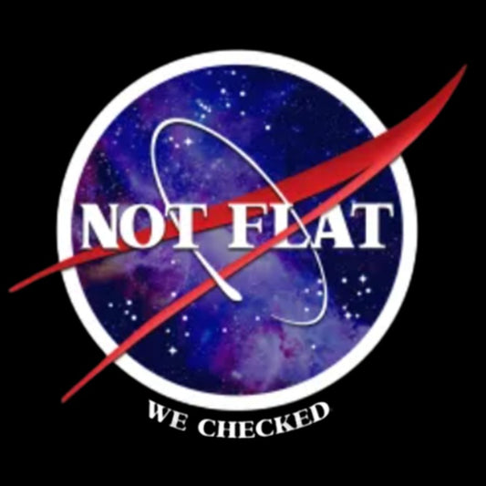 Not Flat Science Nerd Geek Cotton Sweatshirt