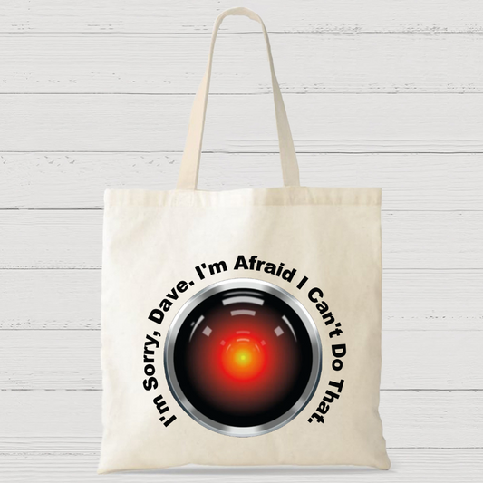HAL Sorry Dave Quote I‘m Afraid I Can't Do That Casual Classic Canvas Bag