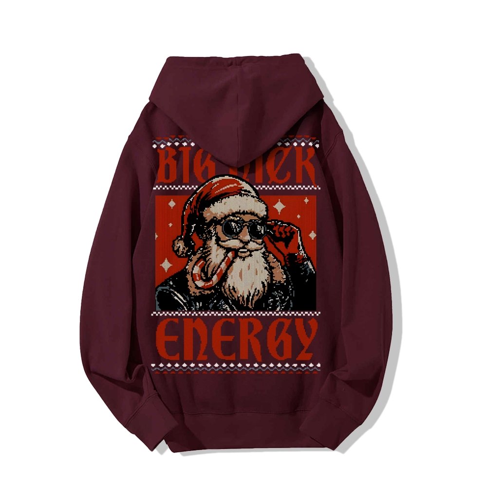 Big Nick Energy Printed Back Unisex Cotton Hoodie