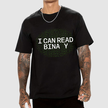 I Can Read Binary Geek T-Shirt