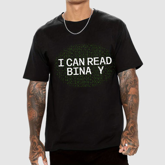 I Can Read Binary Geek T-Shirt