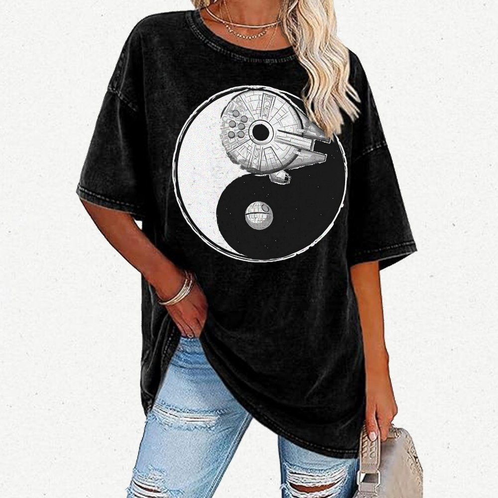 The Power Of Balance Vintage Distressed T-shirt