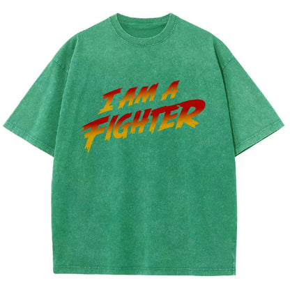 I Am A Fighter Vintage Distressed T-shirt