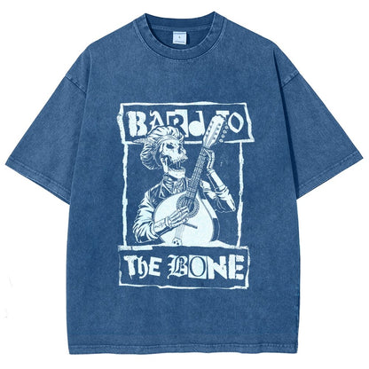Bard To The Bone Vintage Distressed T-shirt