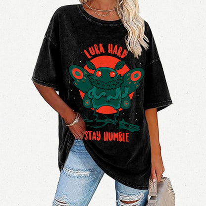 Lurk Hard Vintage Distressed T-shirt