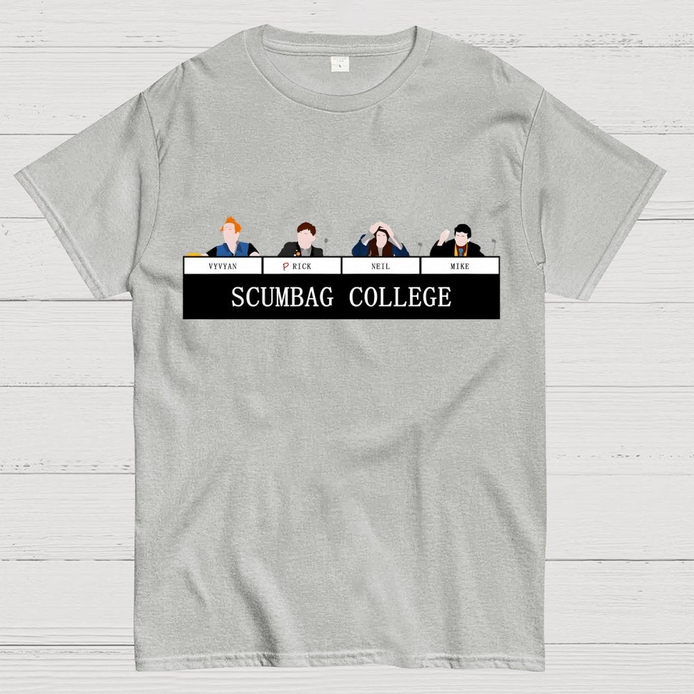 Scumbag College Buddy1 Buddy2 Buddy3 Buddy4 Unisex Geek T-Shirt
