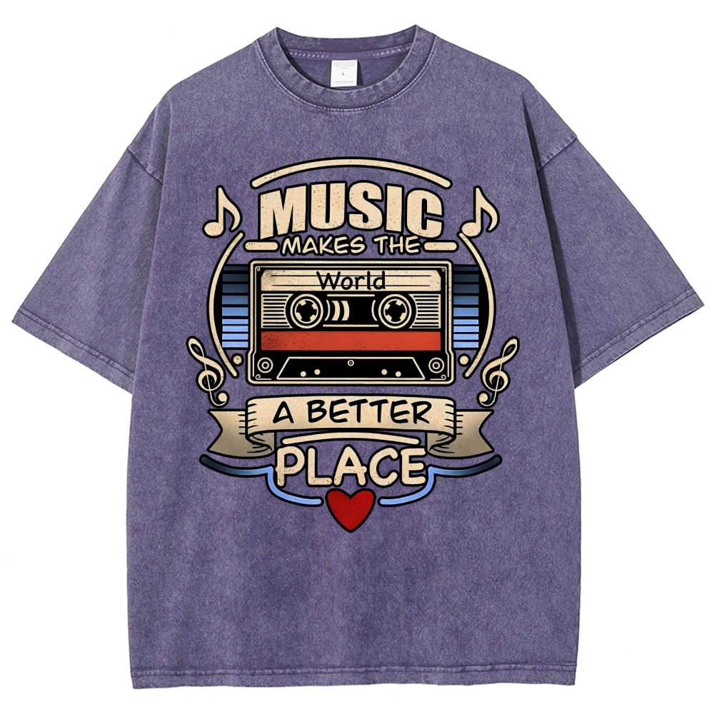 Music love Vintage Distressed T-shirt