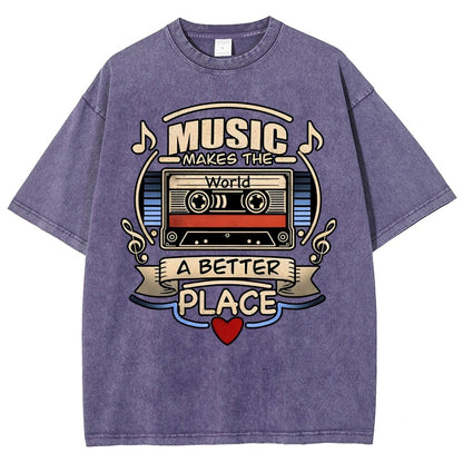 Music love Vintage Distressed T-shirt