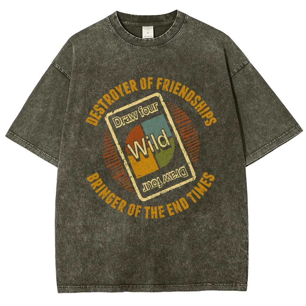 Destroyer of Friendships Vintage Distressed T-shirt
