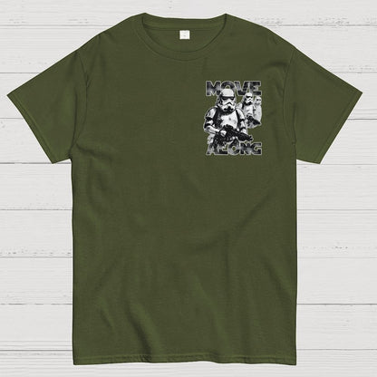 Move Along Front And Back Printing Geek T-Shirt