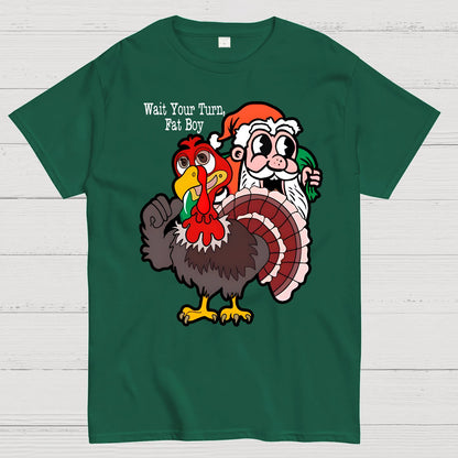 Wait Your Turn, Fat Boy Geek T-Shirt