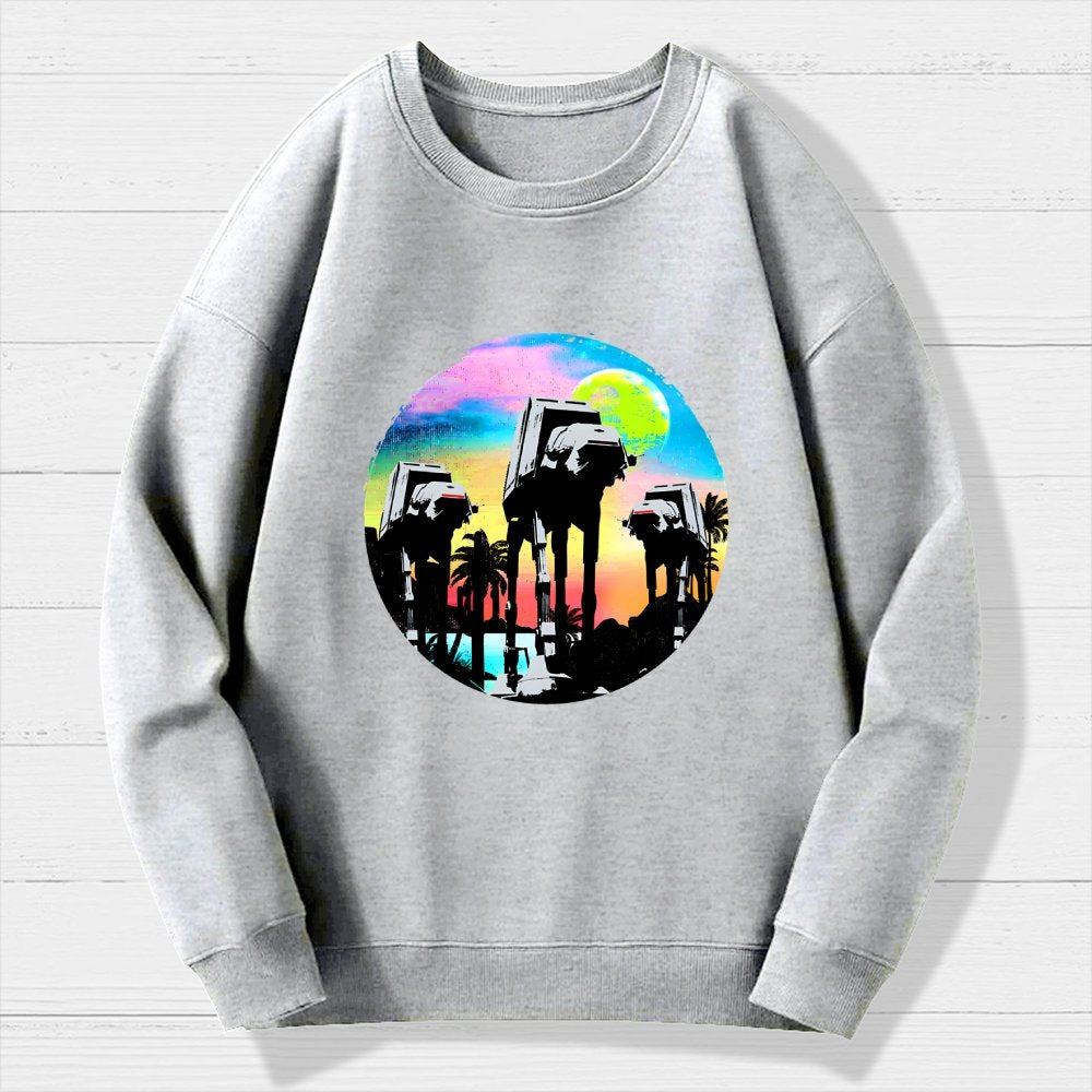 Retro Walker Adventure Geek Cotton Sweatshirt