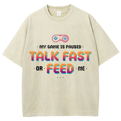 Feed the Gamer Vintage Distressed T-shirt