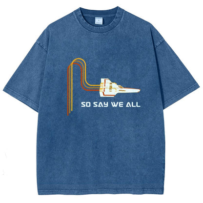 So Say We All Vintage Distressed T-shirt