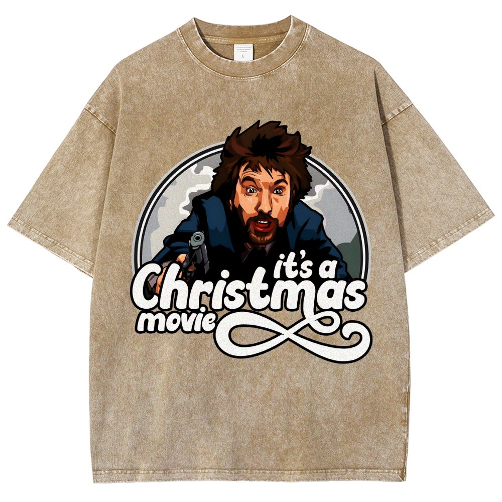 It‘s A Christmas Movie Vintage Distressed T-shirt