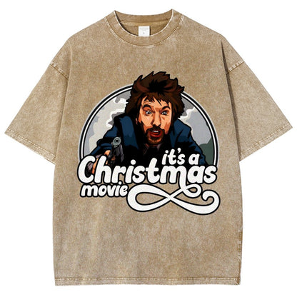 It‘s A Christmas Movie Vintage Distressed T-shirt