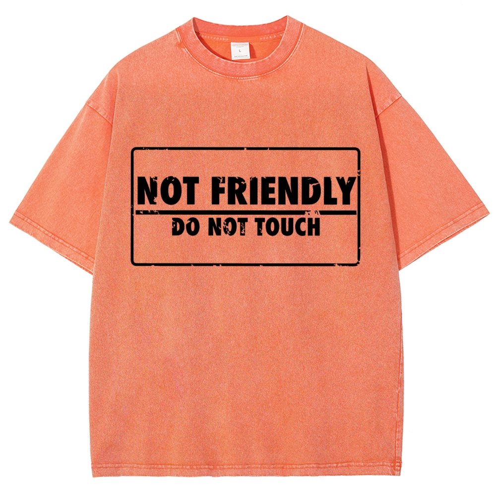 Not friendly stamp Vintage Distressed T-shirt
