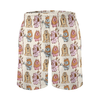 Doodle Monster Geek Shorts