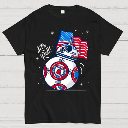 Red, White, and BB-Blue Geek T-Shirt