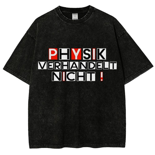 Physik verhandelt nicht Vintage Distressed T-shirt